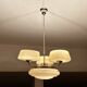 Large Art Deco pendant light in glass, 1930s