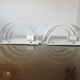 Pair of Scandinavian curved metal sconces 1980