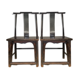 Pair of Chinese chairs