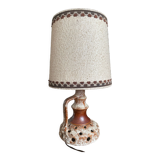 Vintage table lamp with original lampshade