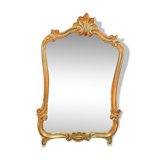 Miroir en bois doré