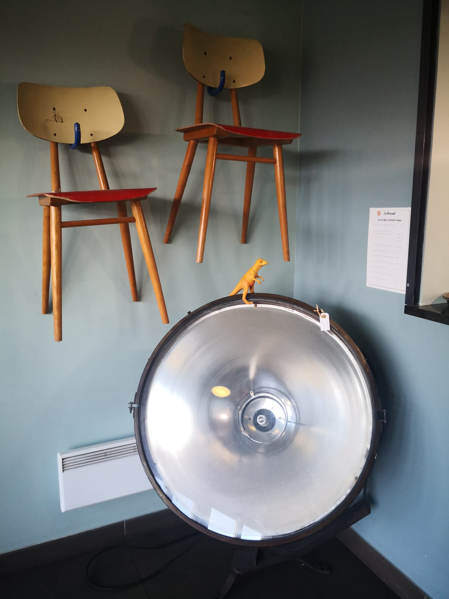 Vintage projector, football stadium, 50s, lighthouse