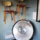 Vintage projector, football stadium, 50s, lighthouse