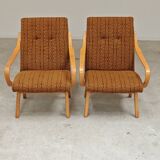 Pair of armchairs 6953 by Jaroslav Smidek for TON (Thonet)