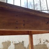 Farmhouse table in elm and pine 2m