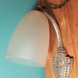 Wall light Art deco stylized flower base
