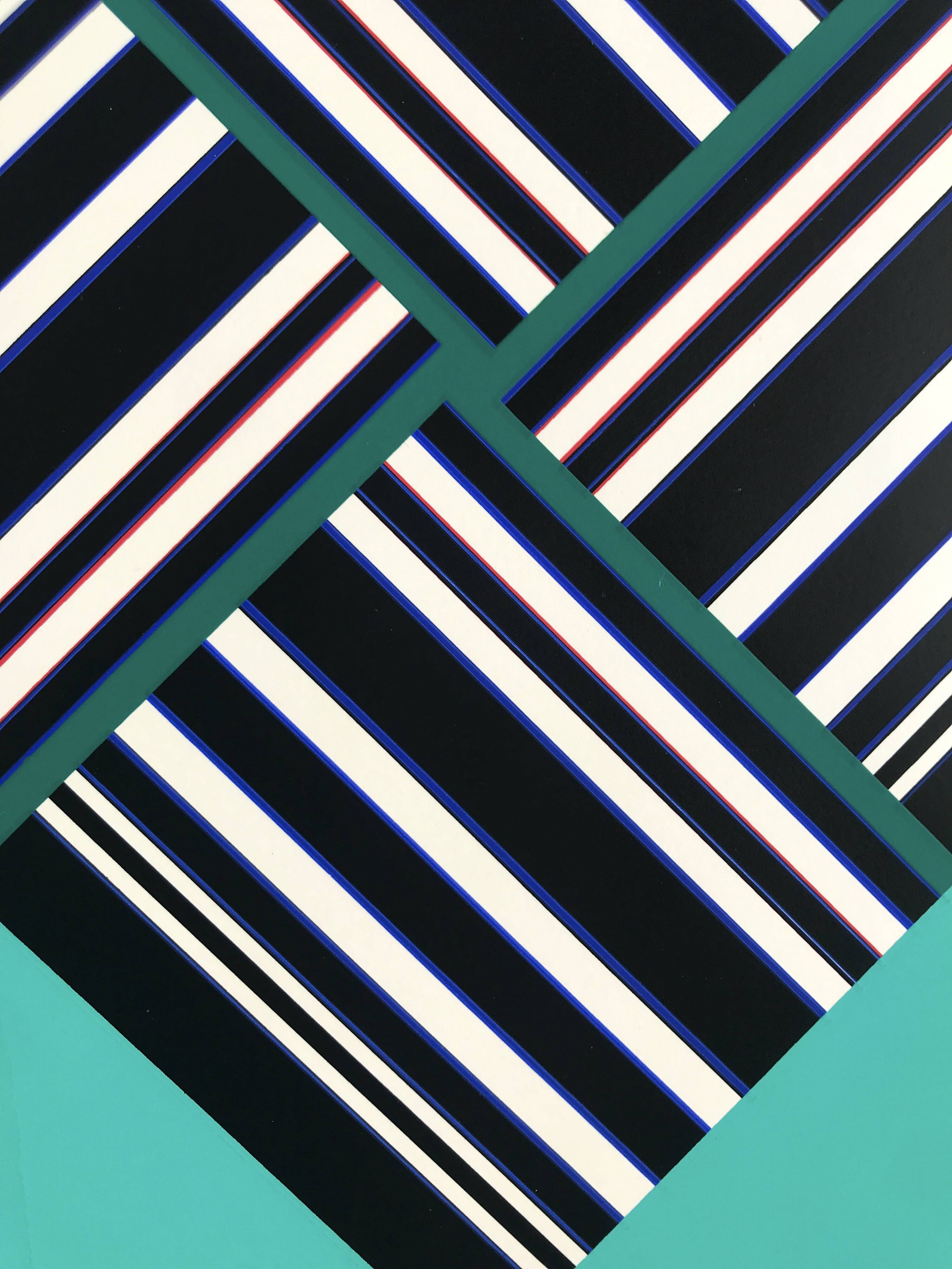 Günter FRUHTRUNK, Seh-Übung, 1967. Original screenprint signed in pencil