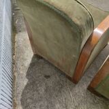 Pair of art deco armchairs