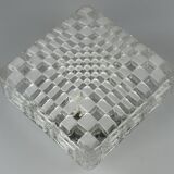 1960s 1970s Lamp Light Ceiling Flush Mount Glass German Design
