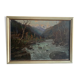 Landscape oil painting, 1920