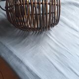 Rattan hanging lamp