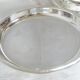 Rare large English silver-plated vegetable dish with compartments
