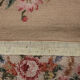 Tapis floral beige tissé à la main - 76x183cm