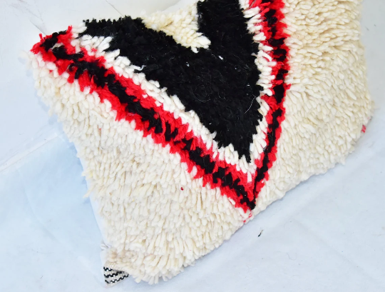 Colorful Moroccan carpet pillow 47x37cm