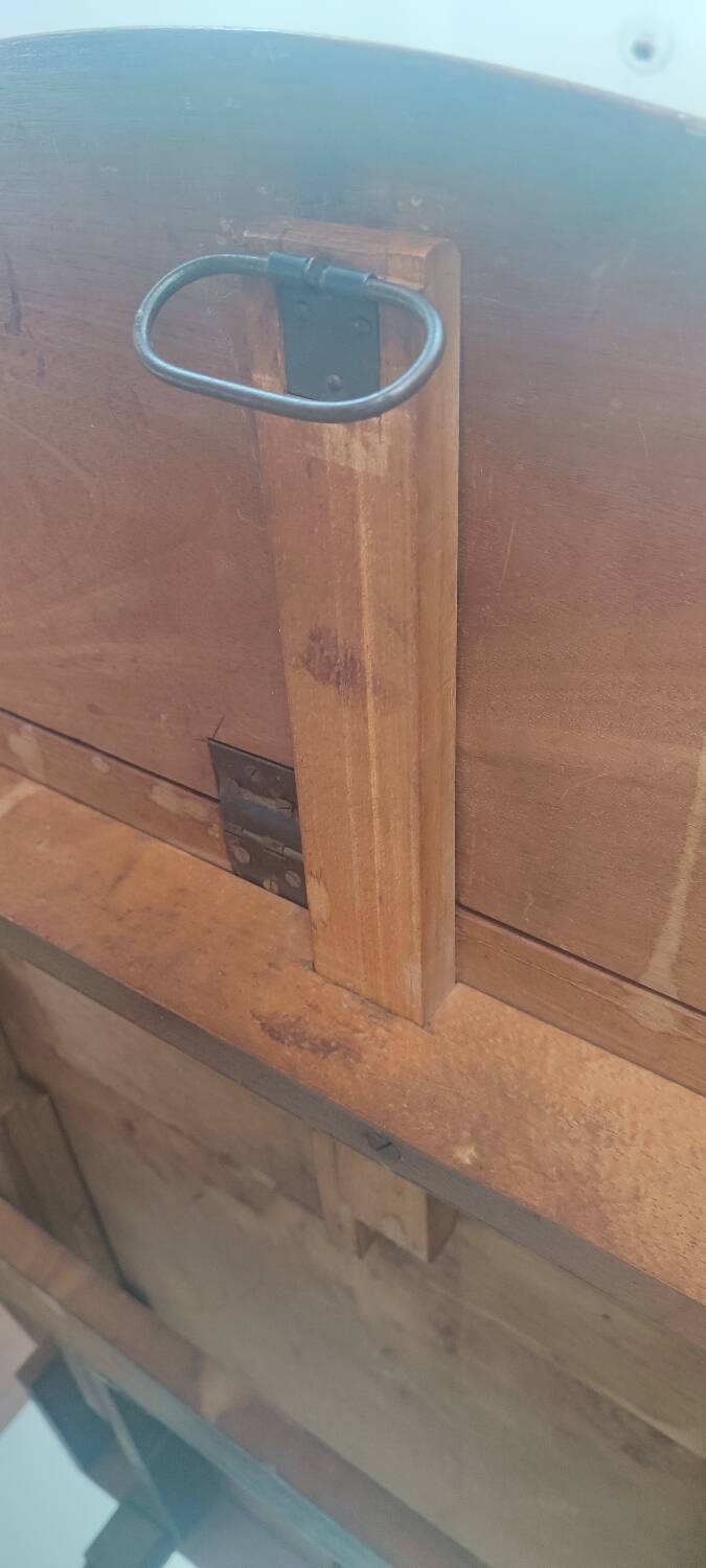 Walnut campaign table
