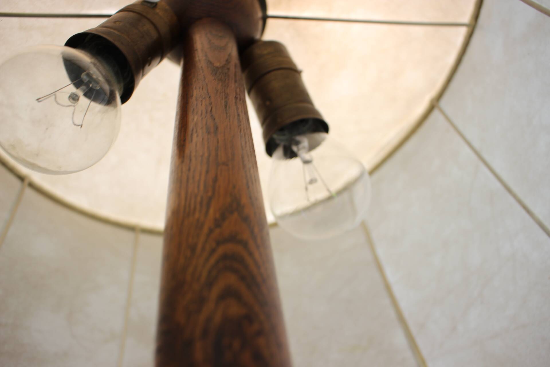 Art Deco floor lamp from the 1930s, Czechoslovakia