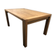 Table en orme massif 2 allonges Maison Regain vers 1970
