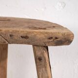 Antique Chinese stool in wood – end of the Qing dynasty (c.1900) #2