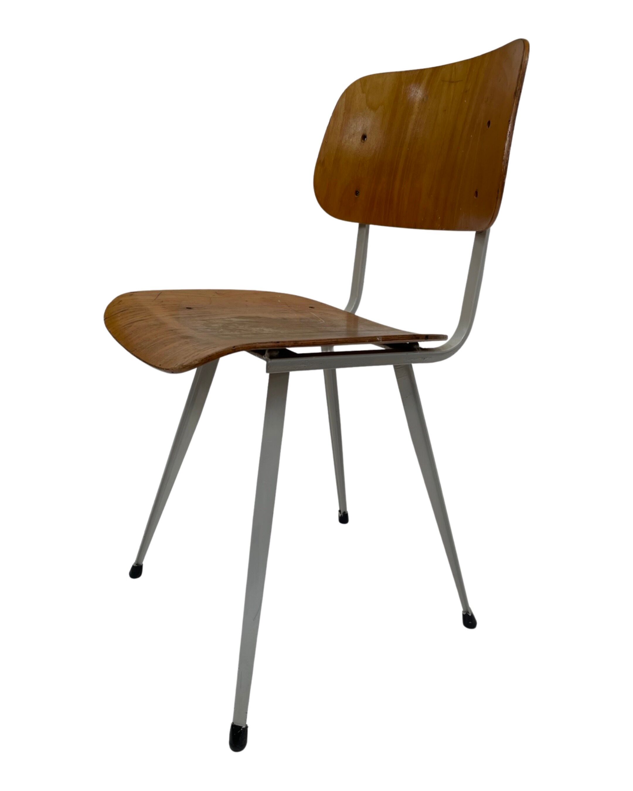 Vintage marko holland school chair 1960s design