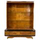 Art Deco display cabinet in walnut