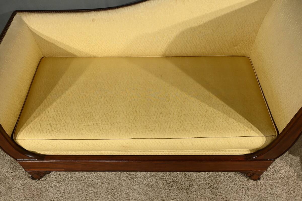 Mahogany Backrest Daybed, Restoration Period – Part 1 of the 19th Century