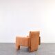 Vintage Italian Lounge Chair in Copper Velvet, 1970s.