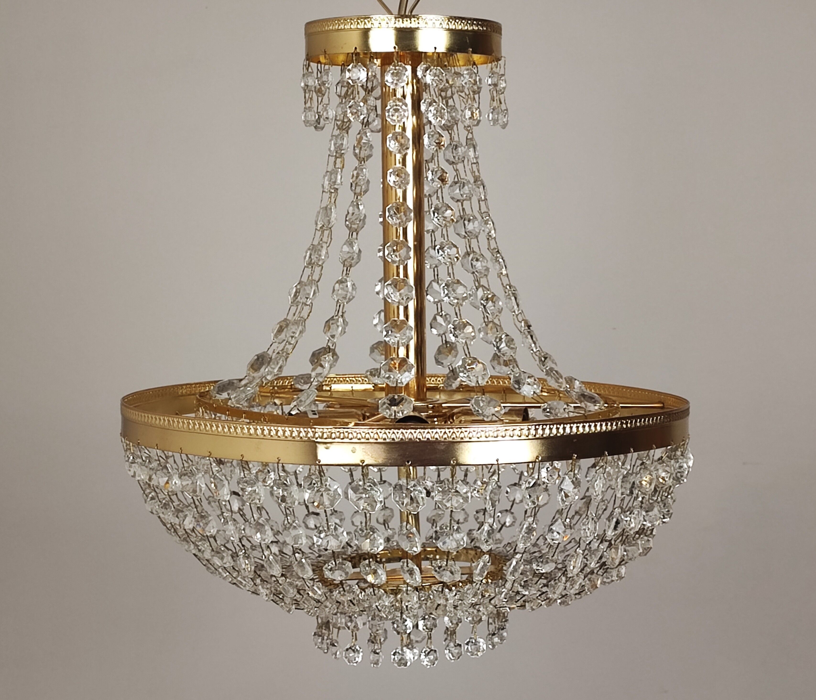 Chandelier with tassels