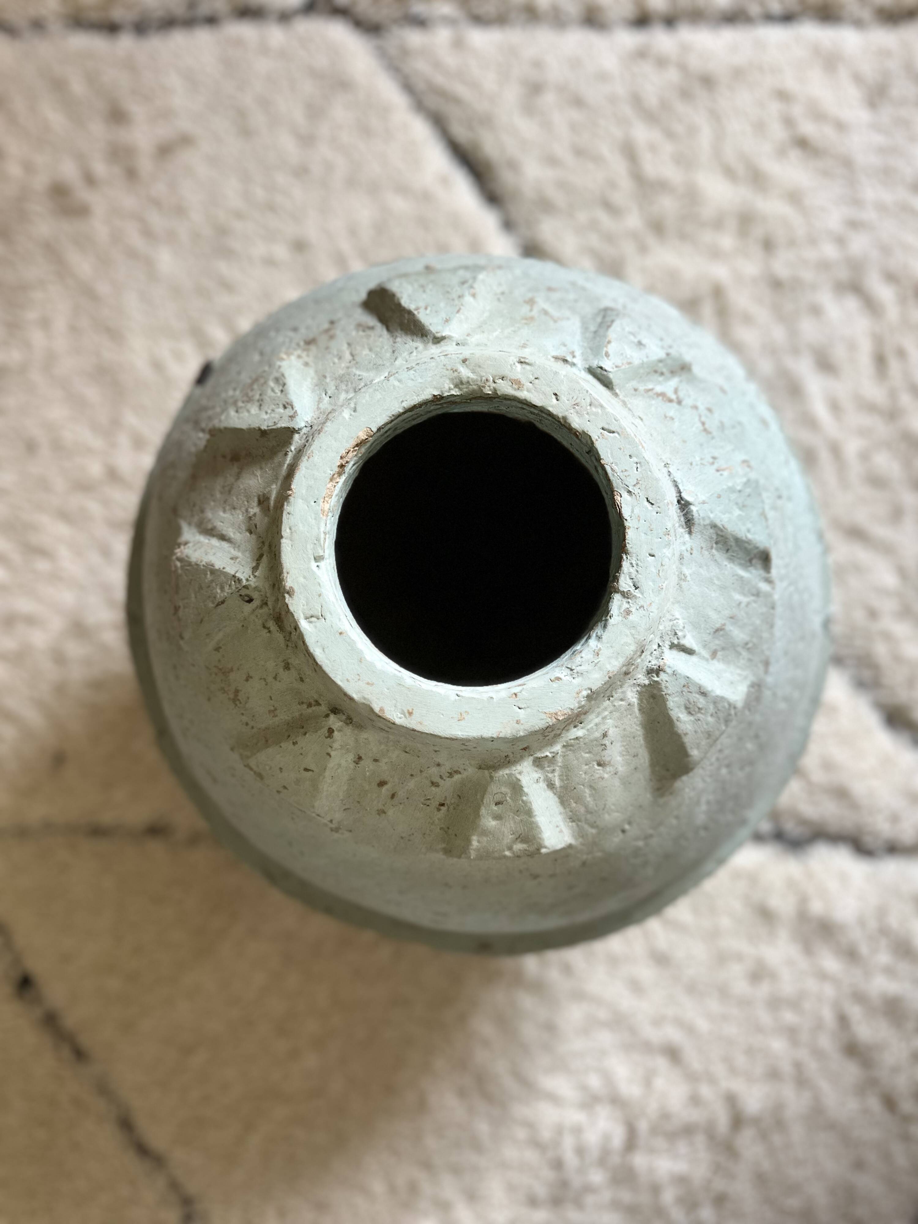 Paper mache jar