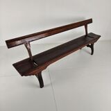 Victorian pitch pine railway bench – Halstead’s Makers, Todmorden