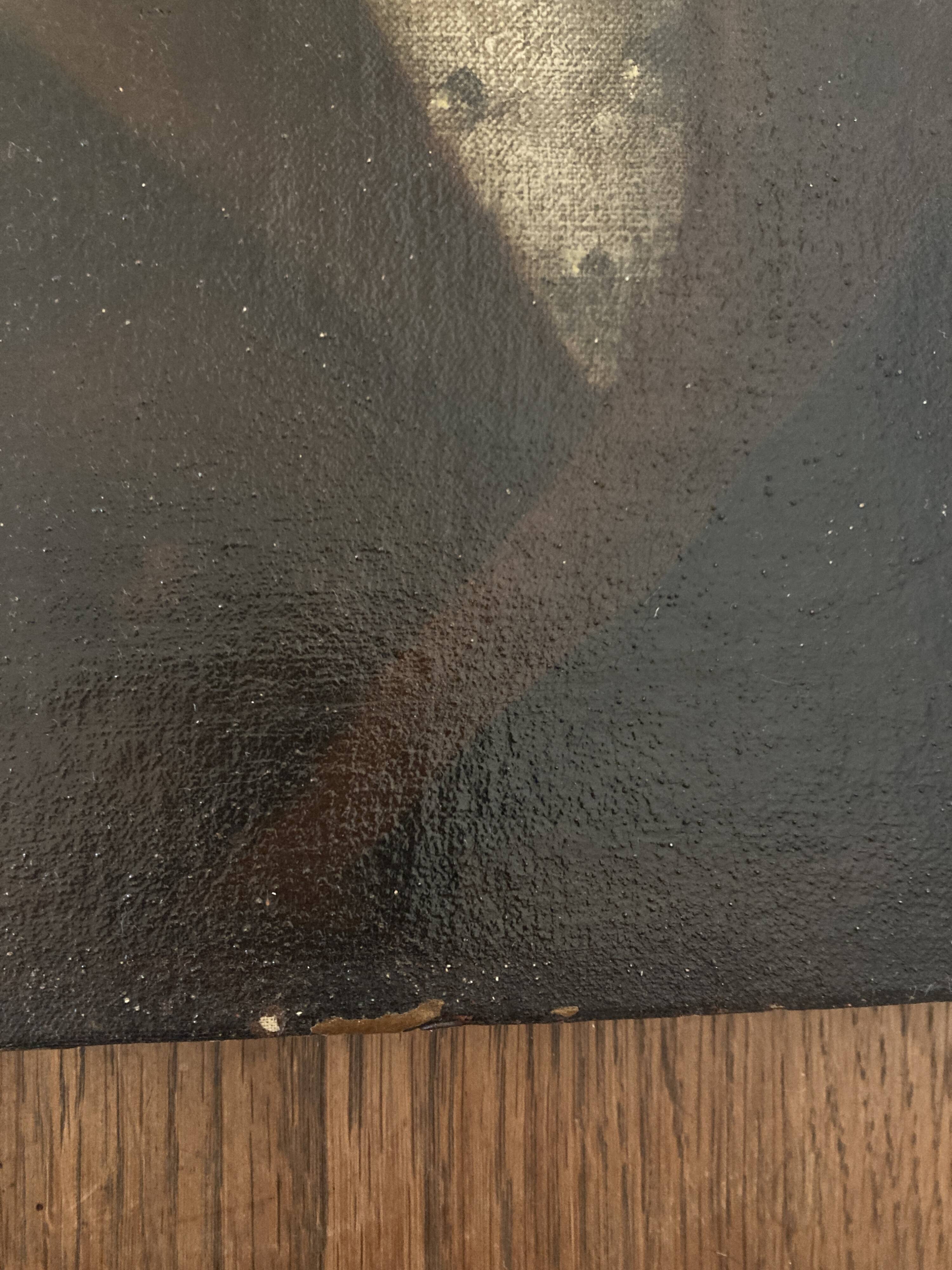 Portrait of a young man from the late 18th century, Directoire period, oil on canvas