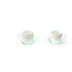 Pair of Limoges porcelain cups - Maison Raynaud - Washington