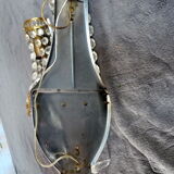 2 old hot air balloon sconces crystal grapevines 2 lights