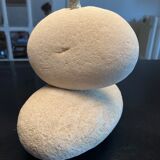 Lamp with stone base 1970