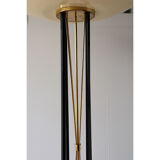 Vintage Italian floor lamp in metal and brass 1950