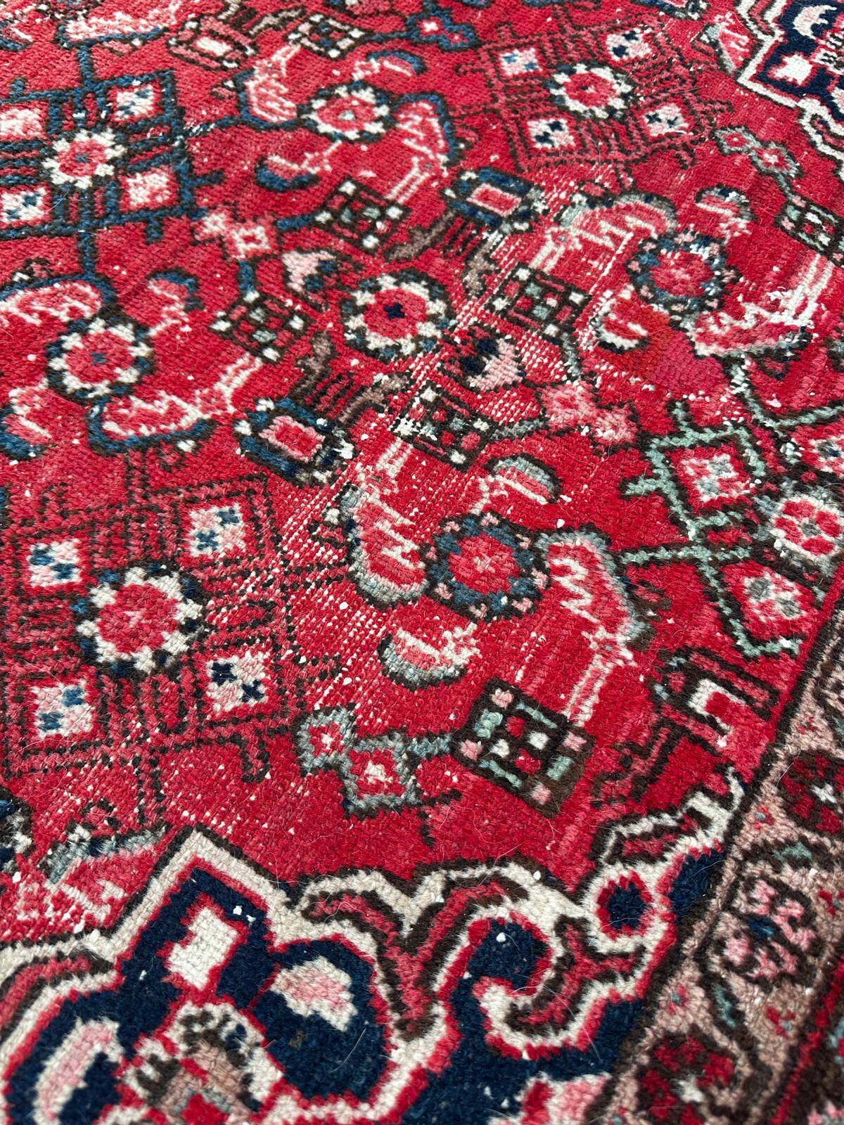 Handmade Hamadan rug 210cm x 130cm