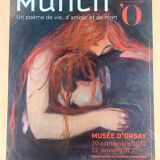 Poster exhibition Munch Musée d'Orsay 2022/2023