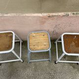 Vintage industrial stool