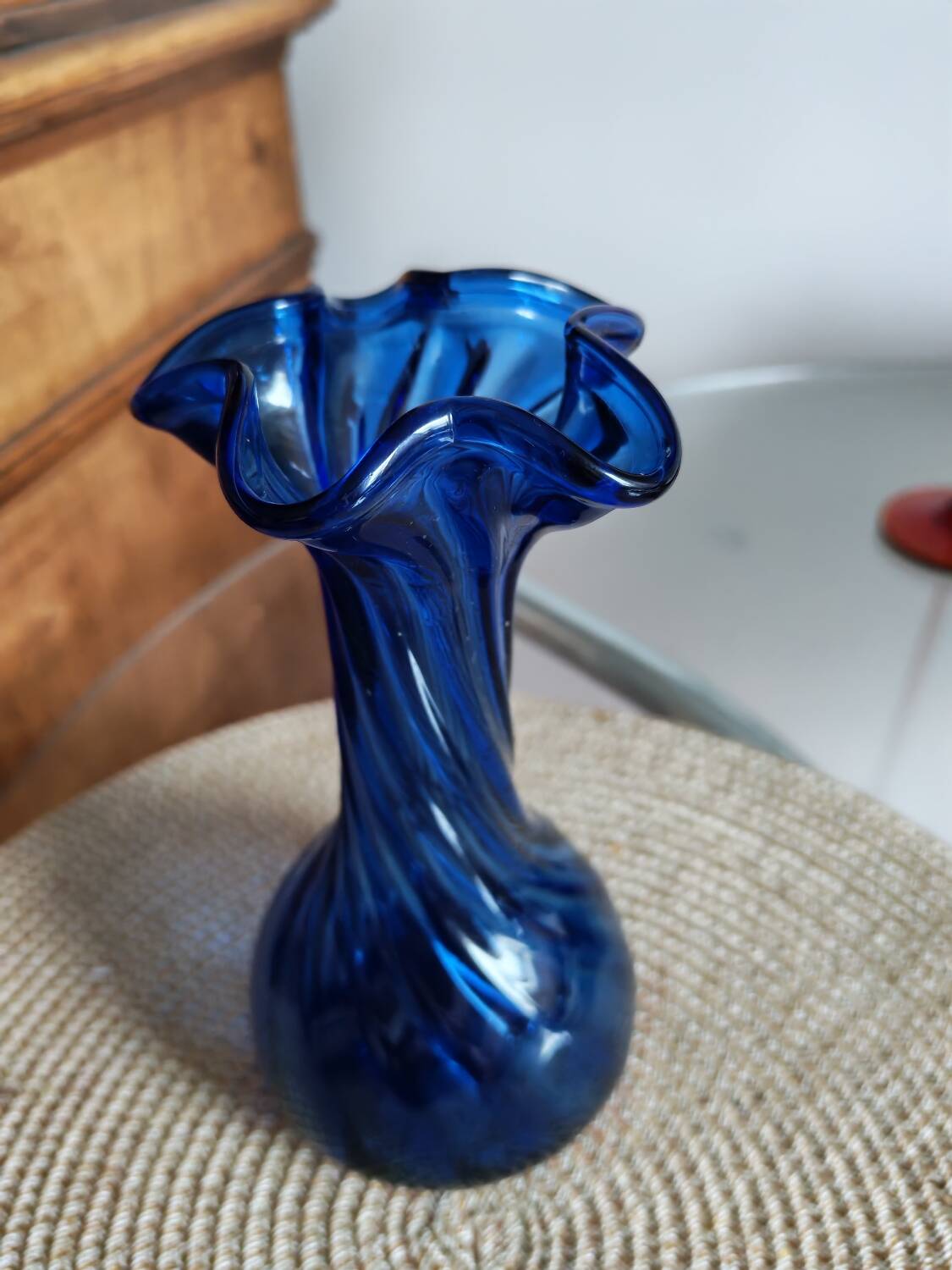Vase torsadé Murano 