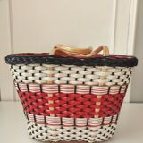 Vintage scoubidou basket
