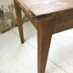 Table de ferme en pin et chêne
