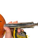 Vintage orange eye ball / suspension with 2 light points.