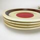Service d'assiettes 12 pièces et plat Italie années 70
