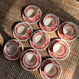 Ensemble de 9 tasses à thé et sous-tasses Villeroy et Boch Rusticana