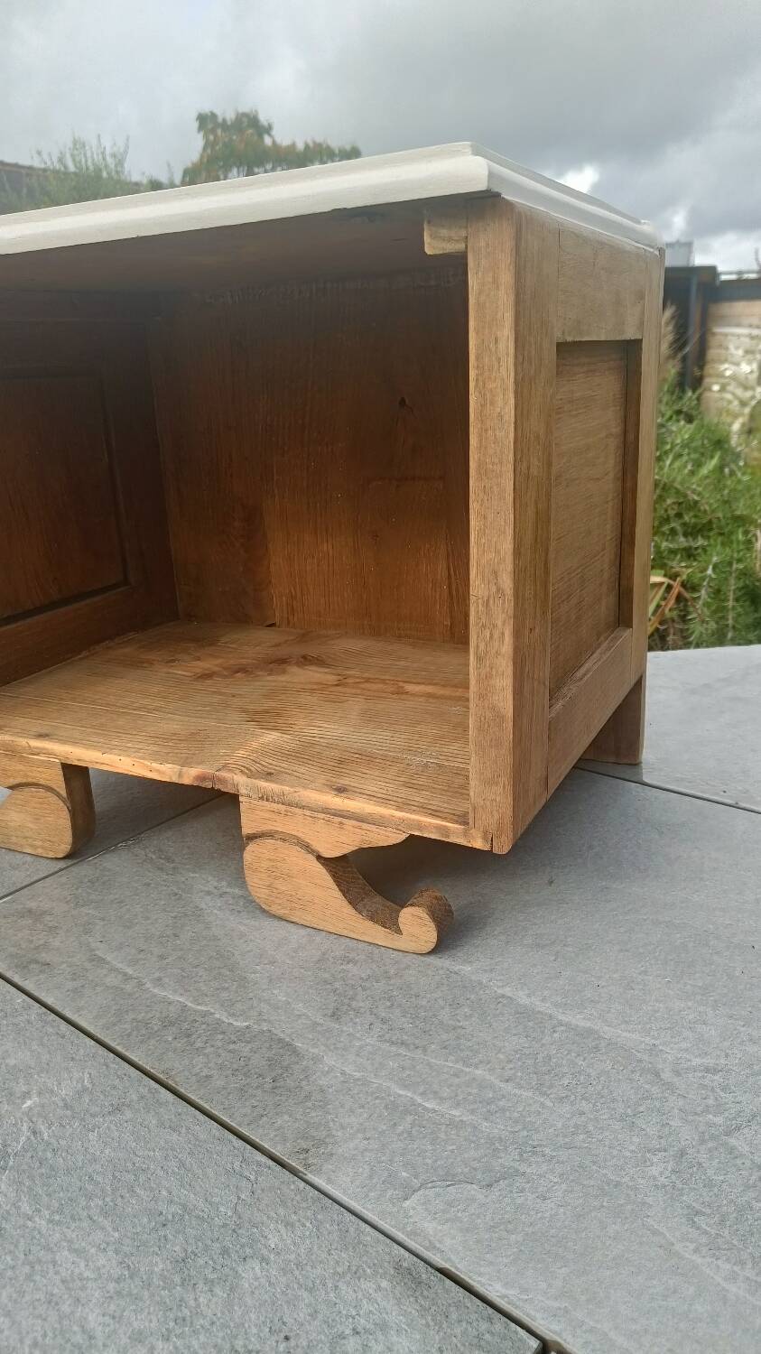 Upcycled bedside table