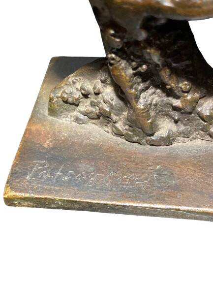 Bronze sculpture, signed Patsoglou