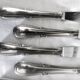 Baroque model silver metal cutlery service