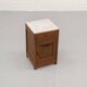 Dutch Art Deco Marble Bedside Table 1920s
