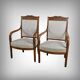 Paire de fauteuils, époque Empire – début XIXe