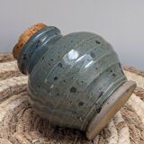 Small vase in Corsican pyrite stoneware