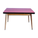 Table de cuisine dessus en formica rouge, 1950